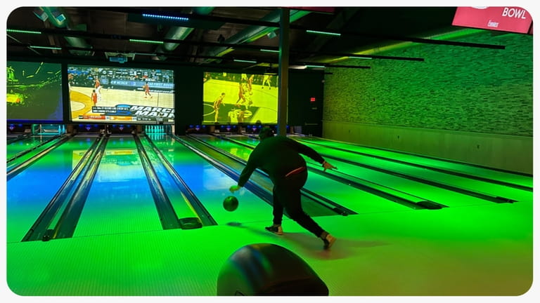 Bowling lanes are easy to come by in spring at...